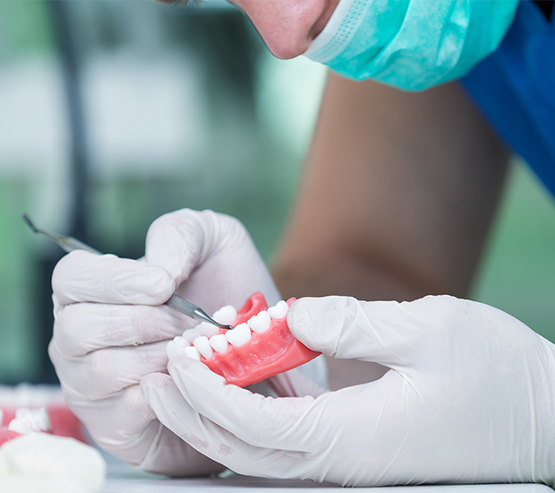 Cumming Partial Denture for One Missing Tooth